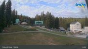 Archived webcam image showing Spicak - Base station chairlift on 12 Jul 2026 at 19:58