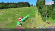 Archived webcam image showing Zelezna Ruda - Ski area Nad Nadrazim on 29 May 2026 at 17:38