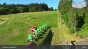 Archived webcam image showing Zelezna Ruda - Ski area Nad Nadrazim on 29 May 2026 at 19:38