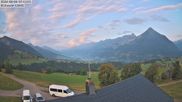 Archived webcam image showing Aeschi - Ski hut Aeschiallmend on 6 Aug 2026 at 07:49