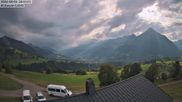 Archived webcam image showing Aeschi - Ski hut Aeschiallmend on 6 Aug 2026 at 18:49