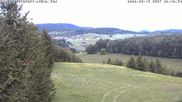 Archived webcam image showing Ski area Holzelfingen - Top Station Salach-Lifts on 15 May 2026 at 06:47