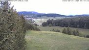 Archived webcam image showing Ski area Holzelfingen - Top Station Salach-Lifts on 15 May 2026 at 08:47
