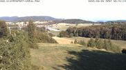 Archived webcam image showing Ski area Holzelfingen - Top Station Salach-Lifts on 8 Aug 2026 at 08:22