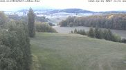 Archived webcam image showing Ski area Holzelfingen - Top Station Salach-Lifts on 28 Sep 2026 at 18:06