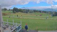 Archived webcam image showing Crans Montana - Golf Course on 9 Oct 2026 at 14:48