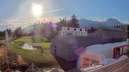 Archived webcam image showing Crans Montana - Golf Course Hole 18 on 26 Aug 2026 at 18:48