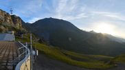 Archived webcam image showing Crans Montana - Top station Les Violettes on 4 Aug 2026 at 07:23