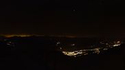 Archived webcam image showing Crans Montana - Top station La Tsa chair lift on 22 Oct 2026 at 06:49