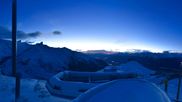 Archived webcam image showing Crans Montana - Top station La Tsa chair lift on 22 Oct 2026 at 07:49