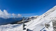 Archived webcam image showing Crans Montana - Top station La Tsa chair lift on 22 Oct 2026 at 10:49