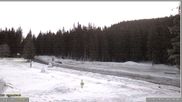 Archived webcam image showing Pokljuka: Biathlon Stadium Entrance on 26 Feb 2026 at 06:05