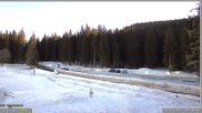 Archived webcam image showing Pokljuka: Biathlon Stadium Entrance on 26 Feb 2026 at 08:05