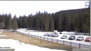 Archiviertes Webcam Bild: Pokljuka: Biathlonstadion Eingang am 12.04.2026 um 12:49 Uhr