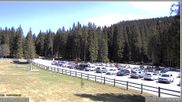 Archiviertes Webcam Bild: Pokljuka: Biathlonstadion Eingang am 27.04.2026 um 12:21 Uhr