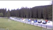 Archived webcam image showing Pokljuka: Biathlon Stadium Entrance on 12 Jul 2026 at 14:37