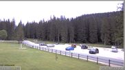 Archived webcam image showing Pokljuka: Biathlon Stadium Entrance on 12 Jul 2026 at 16:41