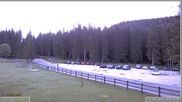 Archiviertes Webcam Bild: Pokljuka: Biathlonstadion Eingang am 26.08.2026 um 06:23 Uhr