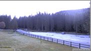 Archiviertes Webcam Bild: Pokljuka: Biathlonstadion Eingang am 10.10.2026 um 08:38 Uhr
