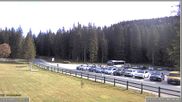 Archiviertes Webcam Bild: Pokljuka: Biathlonstadion Eingang am 10.10.2026 um 10:38 Uhr