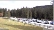 Archiviertes Webcam Bild: Pokljuka: Biathlonstadion Eingang am 10.10.2026 um 12:38 Uhr
