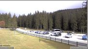Archiviertes Webcam Bild: Pokljuka: Biathlonstadion Eingang am 10.10.2026 um 14:38 Uhr