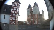 Archived webcam image showing Limburg Cathedral on 2 Apr 2026 at 07:39
