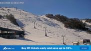 Archived webcam image showing Falls Creek: Scott Chair Base Station on 4 Jul 2026 at 04:05
