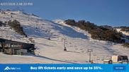 Archived webcam image showing Falls Creek: Scott Chair Base Station on 4 Jul 2026 at 07:05