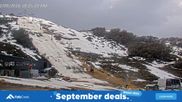 Archived webcam image showing Falls Creek: Scott Chair Base Station on 2 Sep 2026 at 02:24