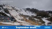 Archived webcam image showing Falls Creek: Scott Chair Base Station on 2 Sep 2026 at 06:24
