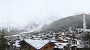 Archived webcam image showing Saas Fee: Village on 12 May 2026 at 08:43