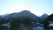 Archived webcam image showing Saas Fee: Village on 24 May 2026 at 07:33