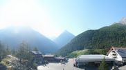 Archiviertes Webcam Bild: Saas Fee: Dorf am 12.07.2026 um 08:18 Uhr