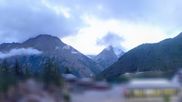 Archived webcam image showing Saas Fee: Village on 22 Aug 2026 at 06:16