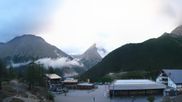 Archived webcam image showing Saas Fee: Village on 22 Aug 2026 at 07:16