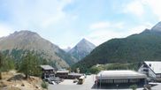 Archiviertes Webcam Bild: Saas Fee: Dorf am 26.08.2026 um 12:49 Uhr