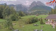 Archived webcam image showing Grainau - View Hotel Längenfelder Hof on 17 Sep 2026 at 08:41