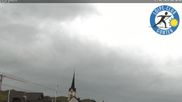 Archived webcam image showing Gonten - View Church and Trails on 12 Jun 2026 at 08:57