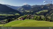 Archived webcam image showing Flying Cam: Wildschönau from above on 16 Sep 2026 at 08:39