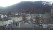 Archived webcam image showing Bolzano - Walther Square on 26 Feb 2026 at 07:05