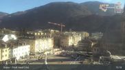 Archived webcam image showing Bolzano - Walther Square on 26 Feb 2026 at 15:05