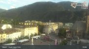 Archived webcam image showing Bolzano - Walther Square on 29 Aug 2026 at 19:32