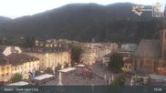 Archived webcam image showing Bolzano - Walther Square on 29 Aug 2026 at 21:32