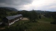 Archived webcam image showing Tauplitz - Haus Alpin at the Lawinenstein chairlift on 23 Jul 2026 at 06:59