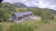 Archived webcam image showing Tauplitz - Haus Alpin at the Lawinenstein chairlift on 22 Aug 2026 at 10:11