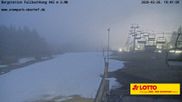 Archived webcam image showing Oberhof: Top station Fallbachhang on 26 Feb 2026 at 18:35