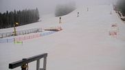 Archived webcam image showing Isaberg Mountain Resort - Familjebacken Slope on 28 Mar 2026 at 08:43