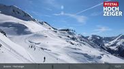 Archived webcam image showing Jerzens - Top station Hochzeiger 2.5 on 26 Feb 2026 at 13:54