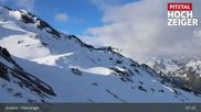 Archived webcam image showing Jerzens - Top station Hochzeiger 2.5 on 21 May 2026 at 07:42